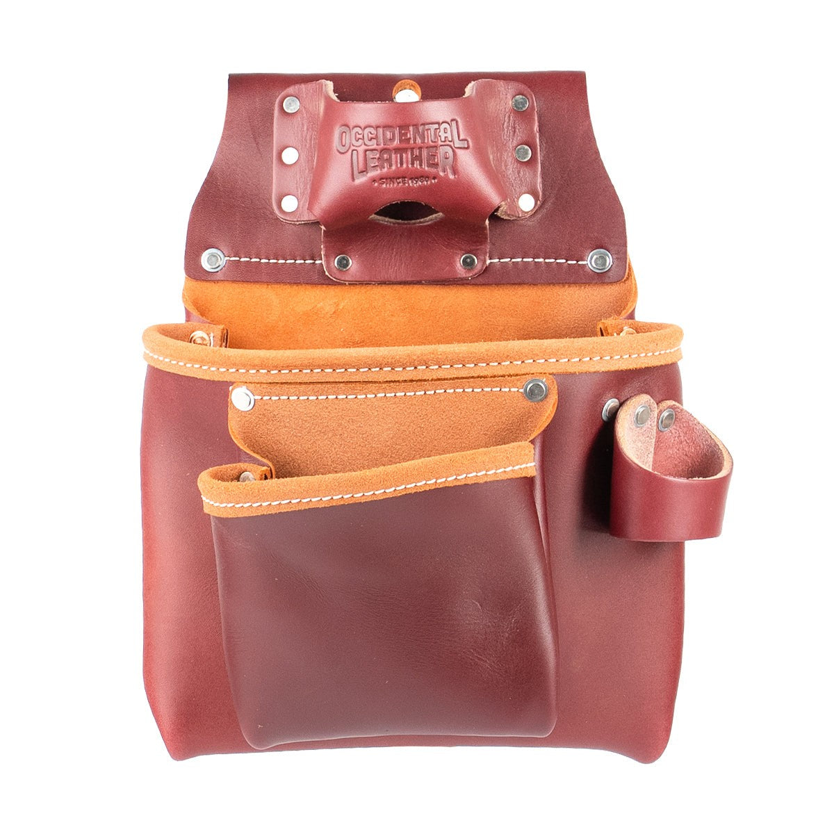 Occidental Leather 5018 2 Pouch Pro Tool Bag with Tape Measure Pouch