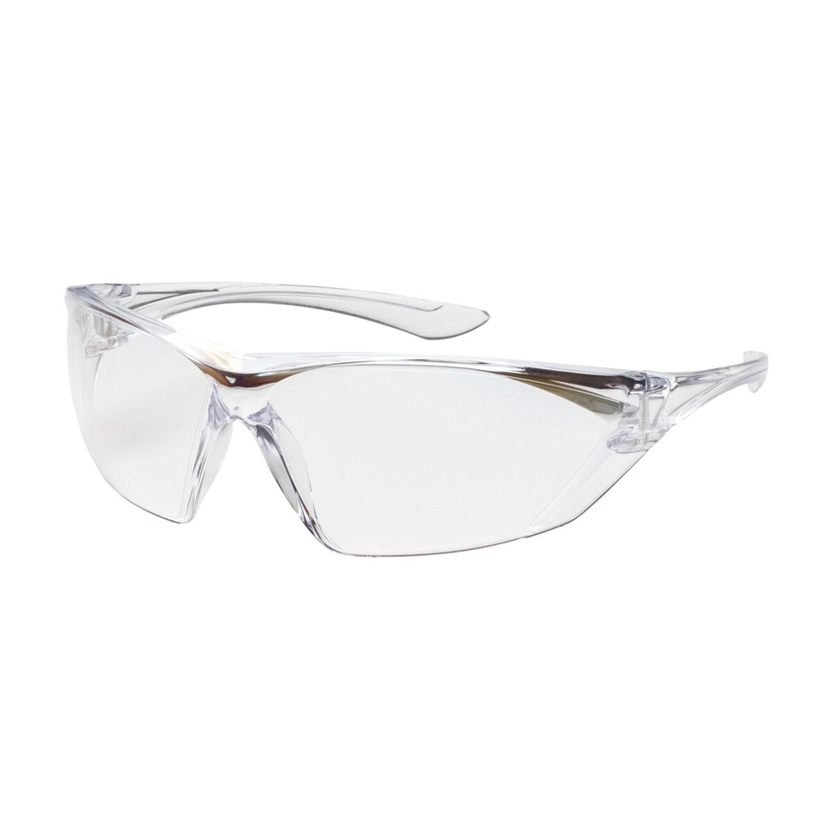 PIP 250-31-0020 Rimless Safety Glasses with Clear Lens Anti-Fog Anti-Scratch Coating Clear Temple