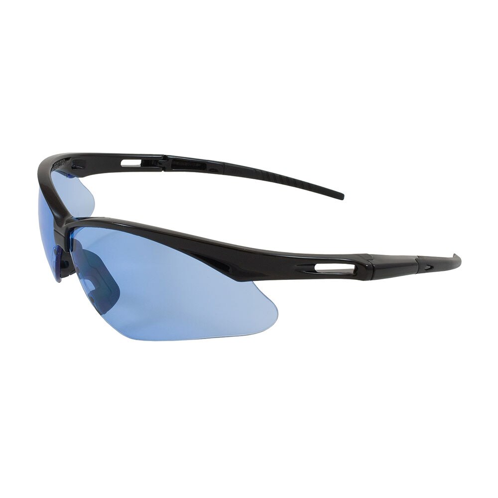 PIP 250-AN-10113 Anser, Semi-Rimless Glasses, Black Frame, Light Blue Lens - 2
