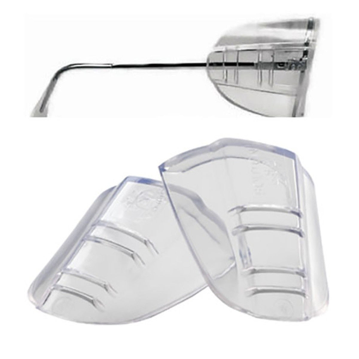 PIP 252-FX-0001 Universal Flex Clear Vinyl VisionAid Sideshields for Safety Glasses