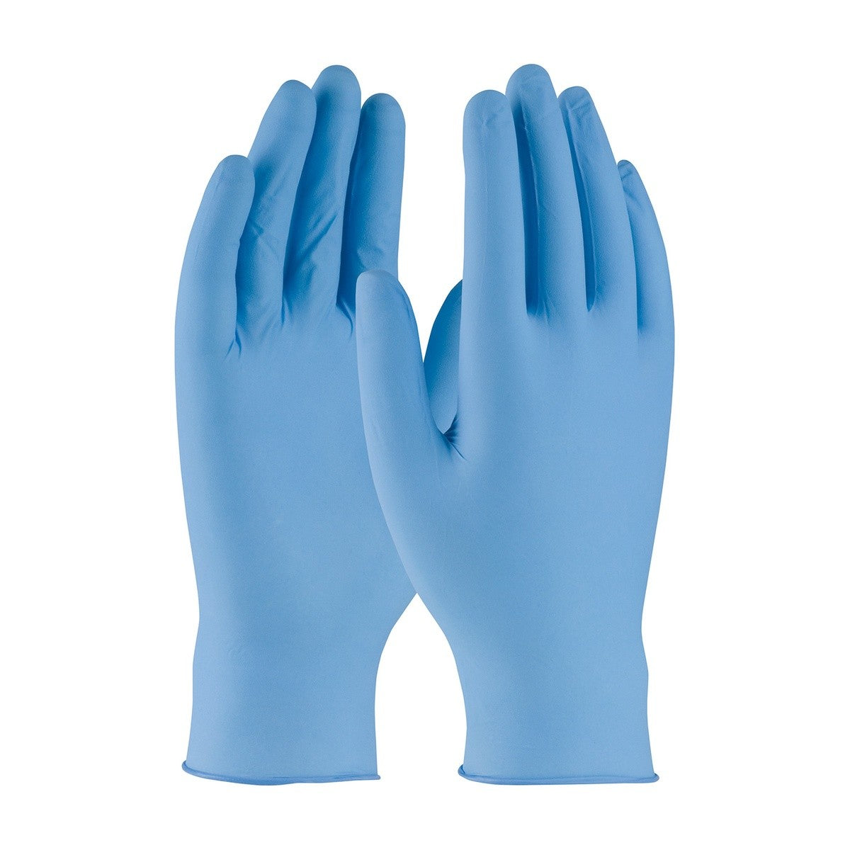 PIP 63-332PF/XL Turbo Blue Nitrile Powder-Free Disposable Gloves 5 mil Extra Large (100 Box)