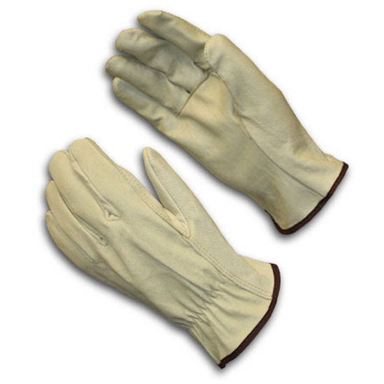 PIP 70-301/M Economy Grade Top Grain Medium Pigskin Leather Drivers Glove - 2