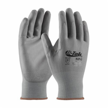 PIP Industrial Products 33-GT125/M G-tek Touch 13 Gauge Gray Nitrile Palm Work Gloves, Medium