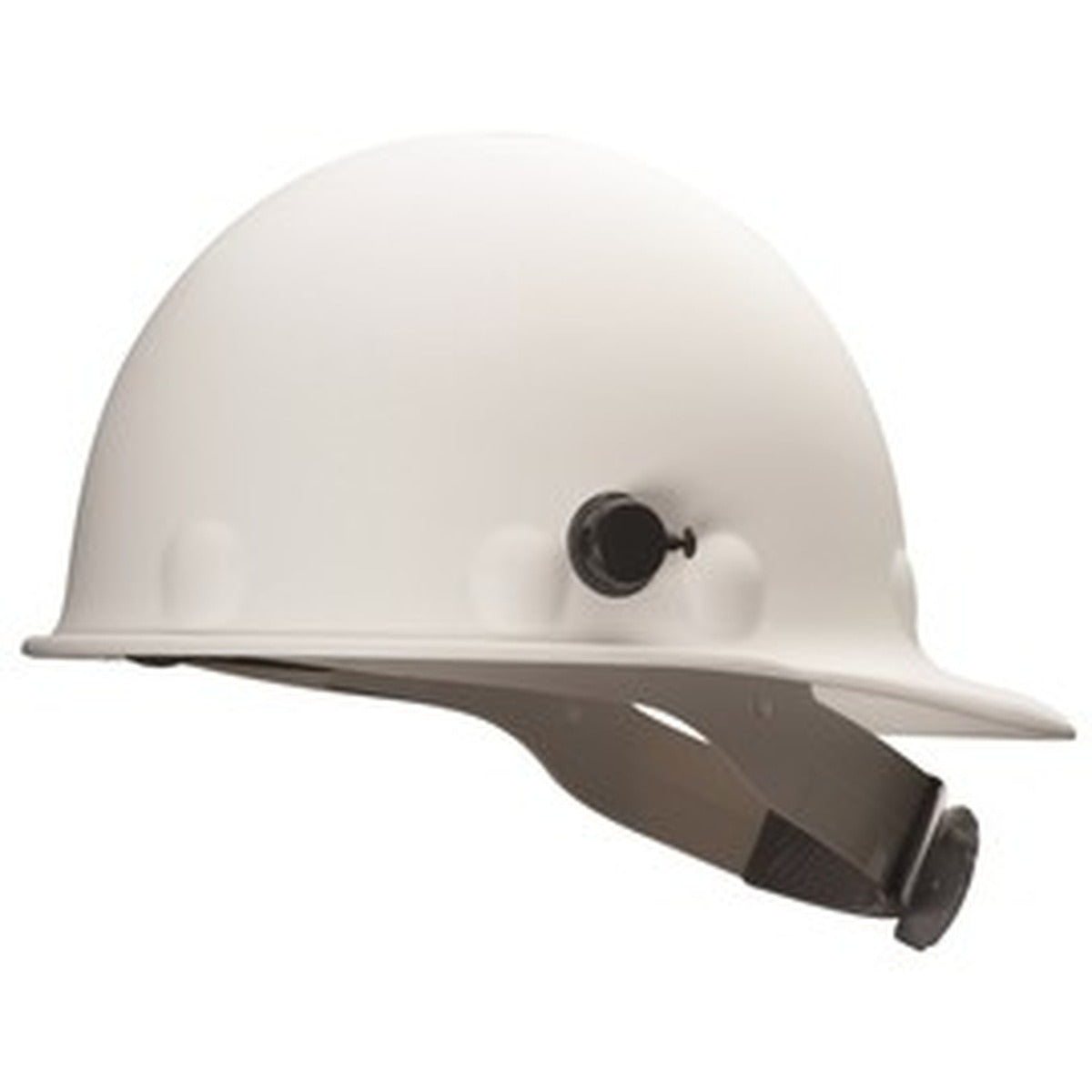 PIP P2HNQRW01A000 Fibre Metal P2 Roughneck White Fiberglass Cap Style Hard Hat with 8 Point Ratchet Suspension