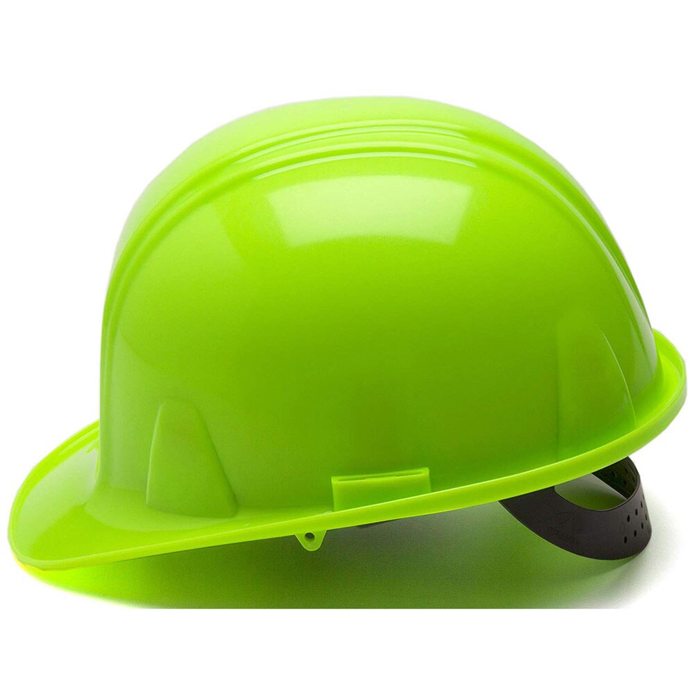 Pyramex HP14031 SL Series Hard Hat Std Shell 4 Pt Snap Lock Suspension HiVis Lime - 3