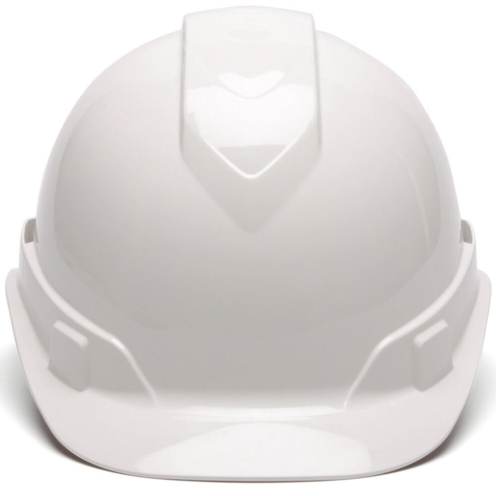 Pyramex HP44110 Ridgeline Hard Hat, White Cap Style 4 Pt Ratchet Suspension - 2
