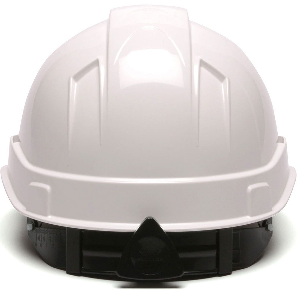 Pyramex HP44110 Ridgeline Hard Hat, White Cap Style 4 Pt Ratchet Suspension - 4