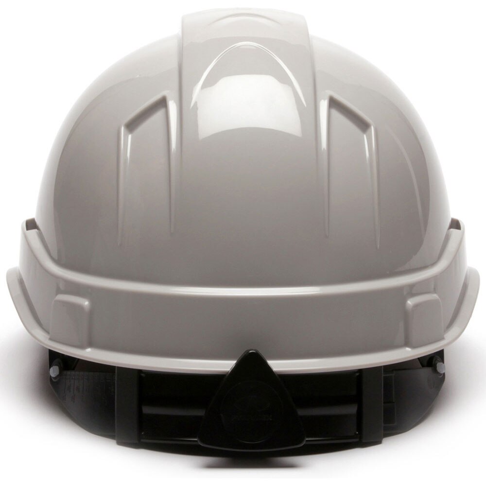 Pyramex HP44112 Ridgeline Hard Hat, Gray Cap Style 4 Pt Ratchet Suspension - 4