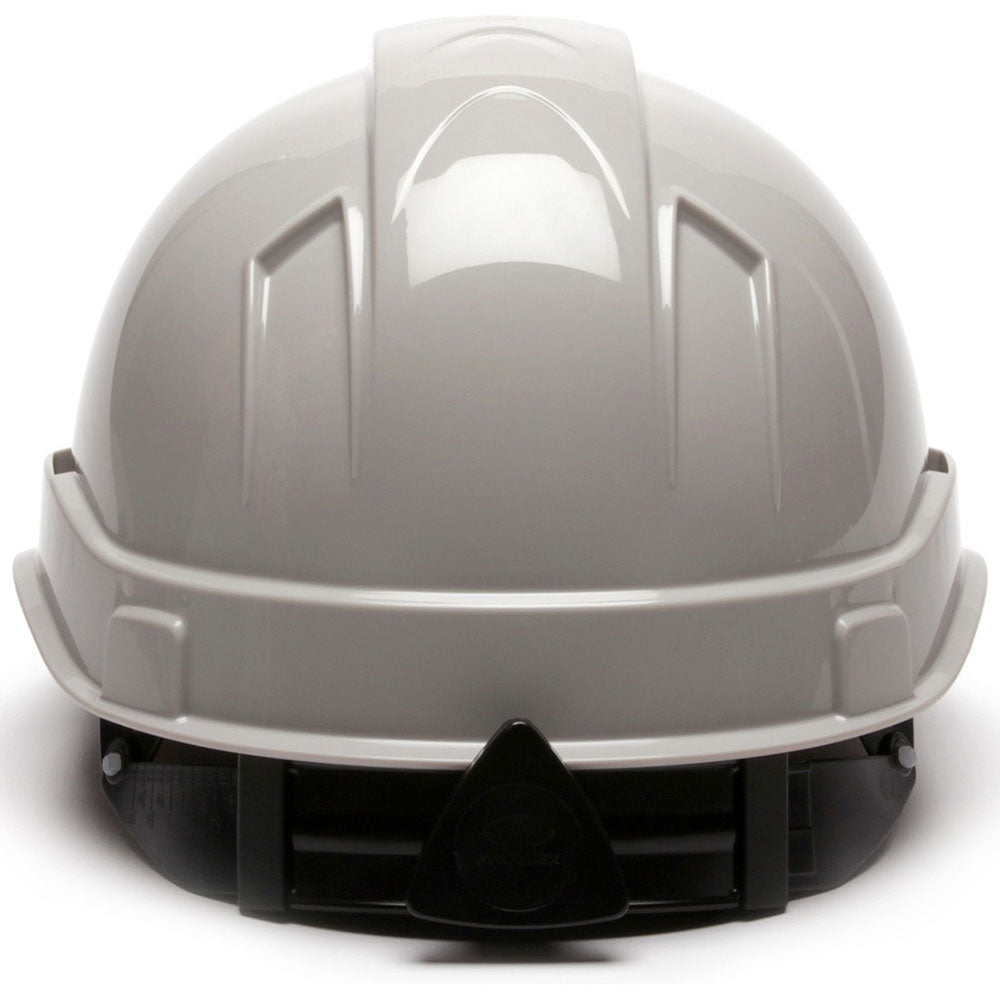 Pyramex HP44112 Ridgeline Hard Hat, Gray Cap Style 4 Pt Ratchet Suspension - 4