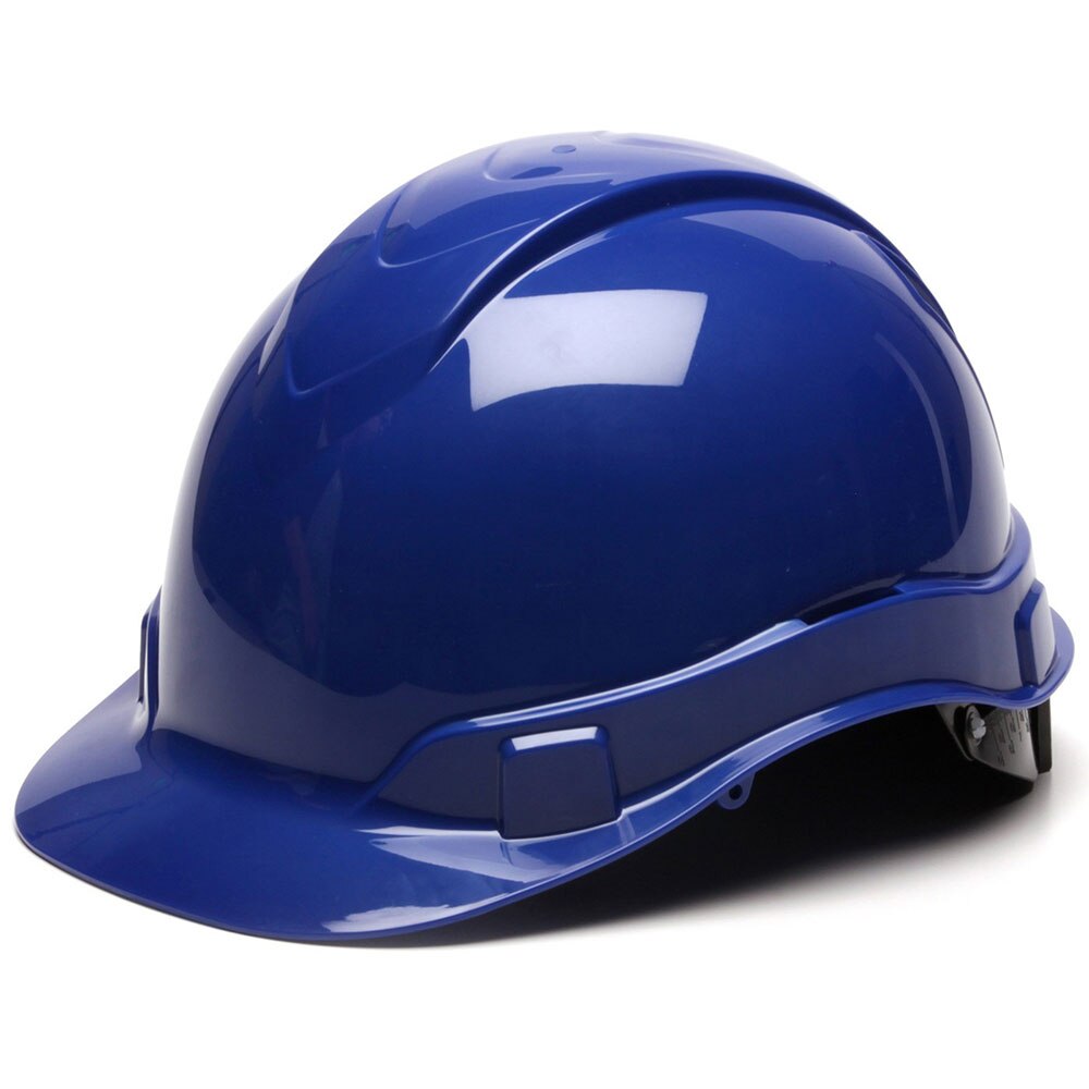 Pyramex HP46160 Ridgeline Cap Style Hard Hat, 6 Pt Ratchet Suspension, Blue