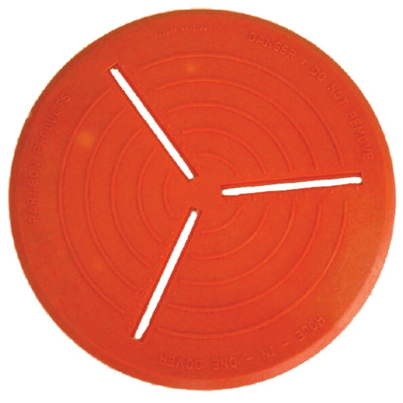 Paragon 1202-4491 7" Hole Cover with Hardware for 2"-5" Holes (25 Pack)