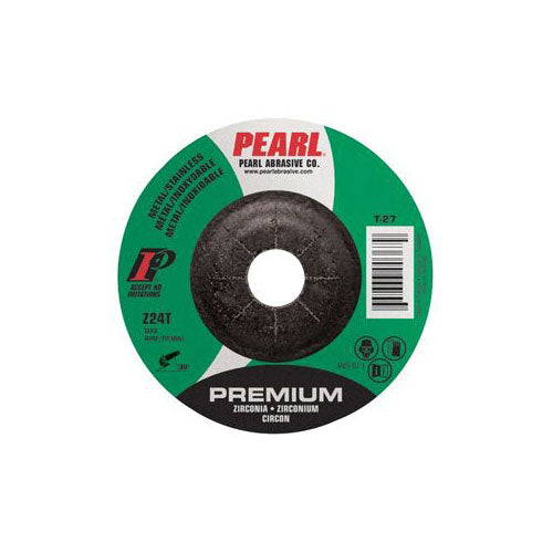 Pearl DC4510ZH Zirconia T27 Depressed Center Grinding Wheel Z24T, 10-Pk