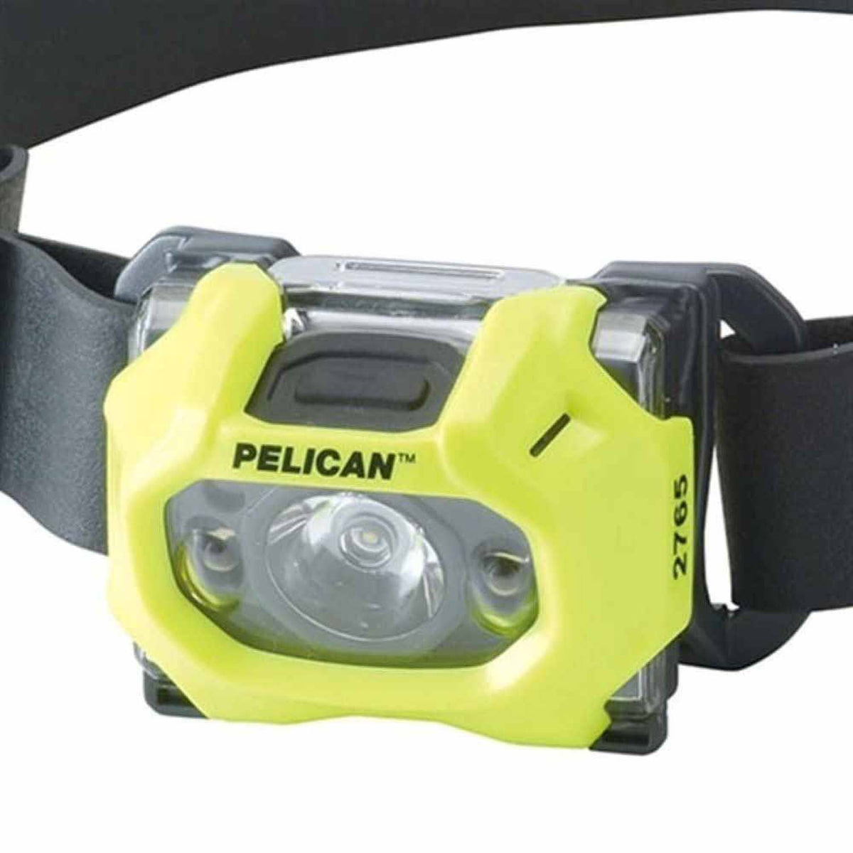Pelican 027650-0103-245 2765C LED Headlamp, CI/DI Certified, Yellow (Includes 3 AAA Batteries) - 2