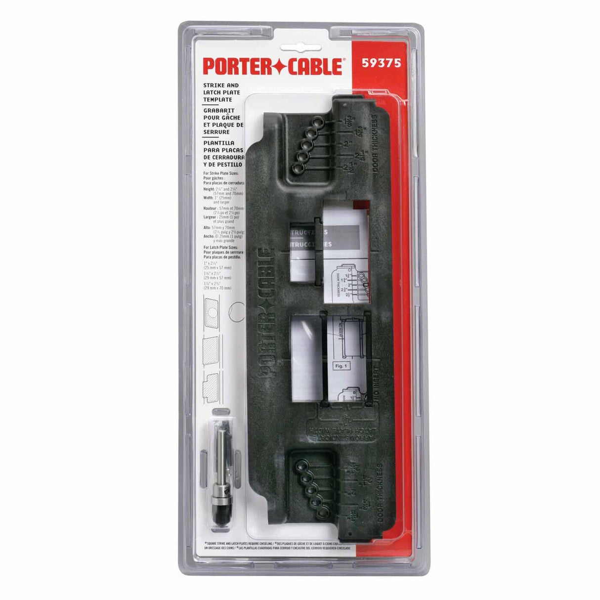 Porter Cable 59375 Strike & Latch Template - 9