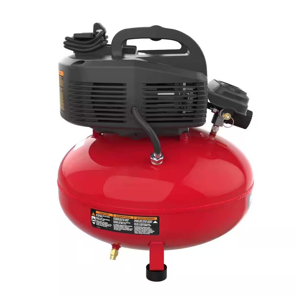 Porter Cable PXCM2002-WK 6 Gal 150 PSI Portable Electric Air Compressor Kit (13-Piece Kit) - 4