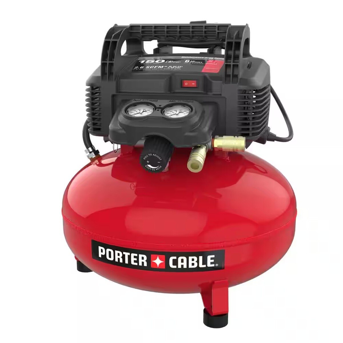 Porter Cable PXCM2002-WK 6 Gal 150 PSI Portable Electric Air Compressor Kit (13-Piece Kit) - 6