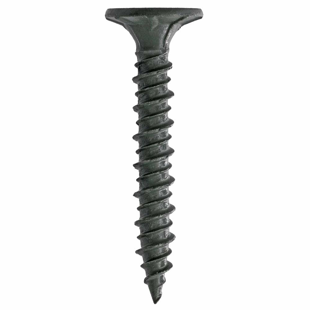 Primesource CB114 Cement Board Screws for Wood or Steel, Wafer Head with Nibs, #8 x 1-1/4" (5,000 Pack) - 3