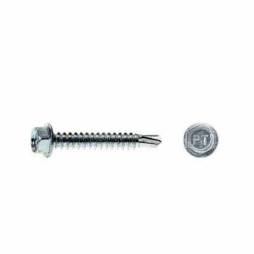 Primesource HWD812 #8 X 1/2"Hex Washer Head Self Drilling Screws, 1 Box