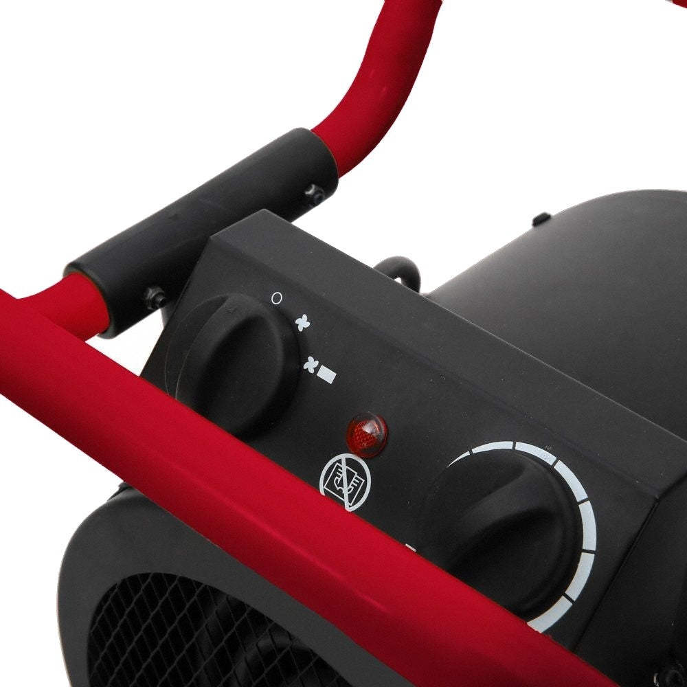 Pro Temp PT-515-120 1500W 120V Portable Round Turbo Electric Heater 12 x 12 x 14" - 2