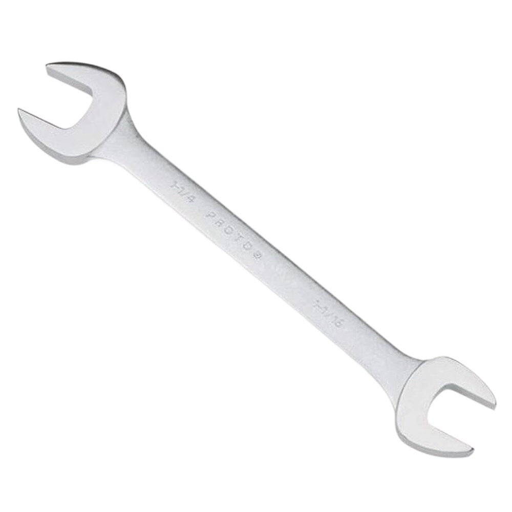 Proto J3018 Satin Finish SAE 1/4", 5/16" DoubleOpen End Wrench, 4-31/64"
