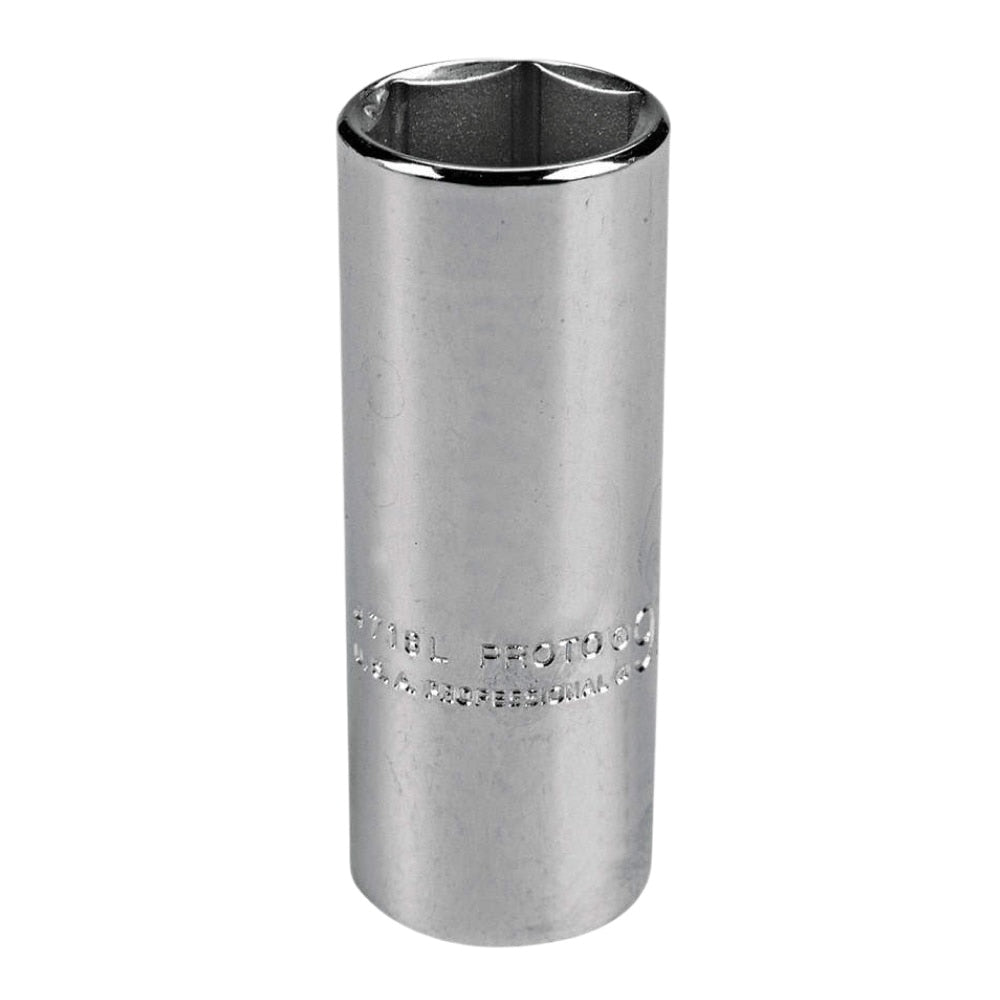 Proto J4712L 1/4" Drive Deep Socket 3/8" - 6 Point