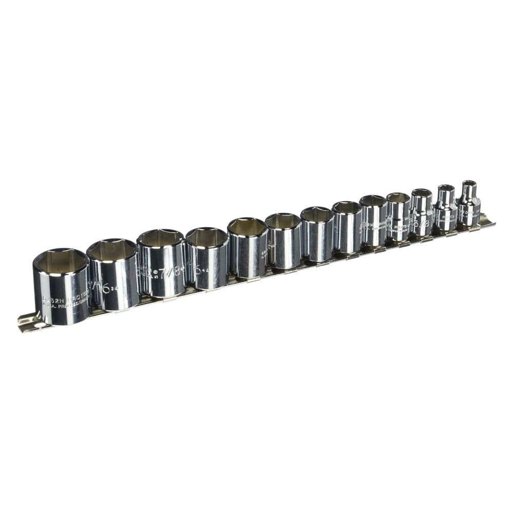 Proto J52126 3/8" Drive 13 Piece Socket Set - 6 Point