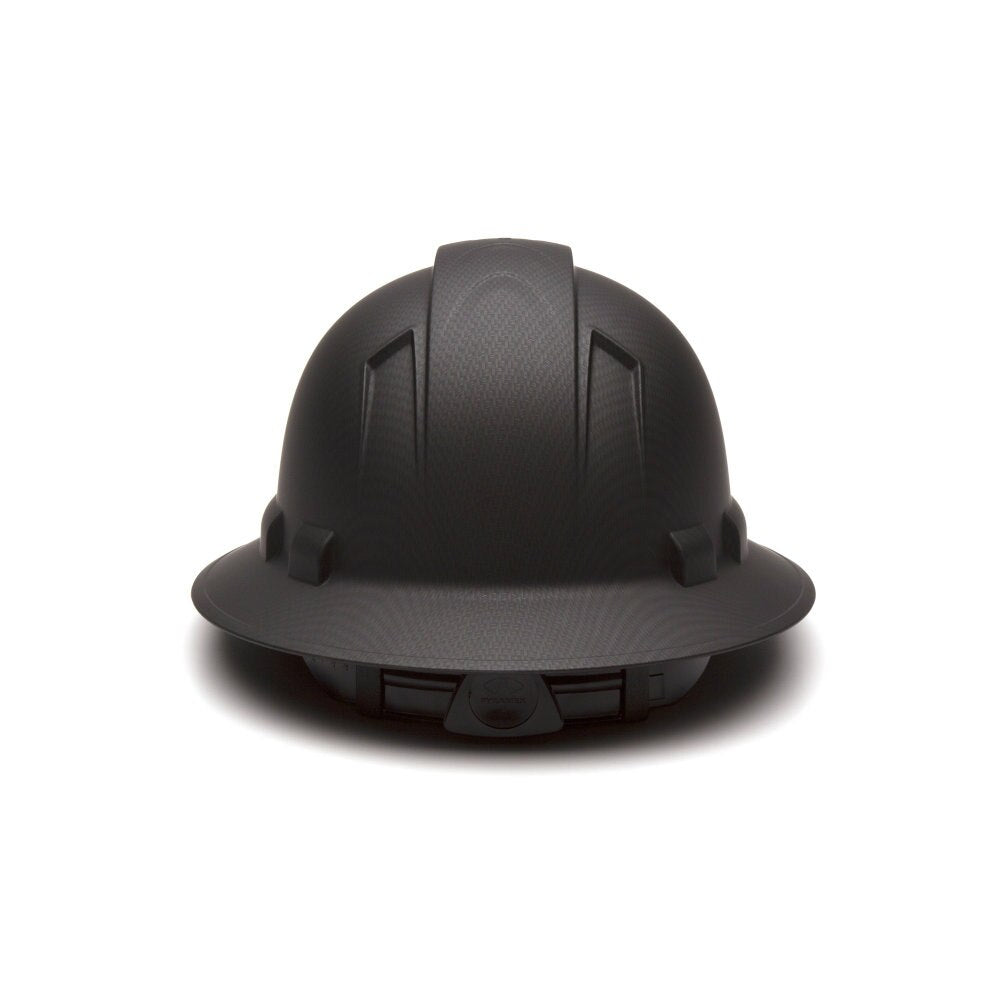 Pyramex HP54117 Ridgeline Graphite Full Brim Hard Hat, 4 Pt Ratchet - 4
