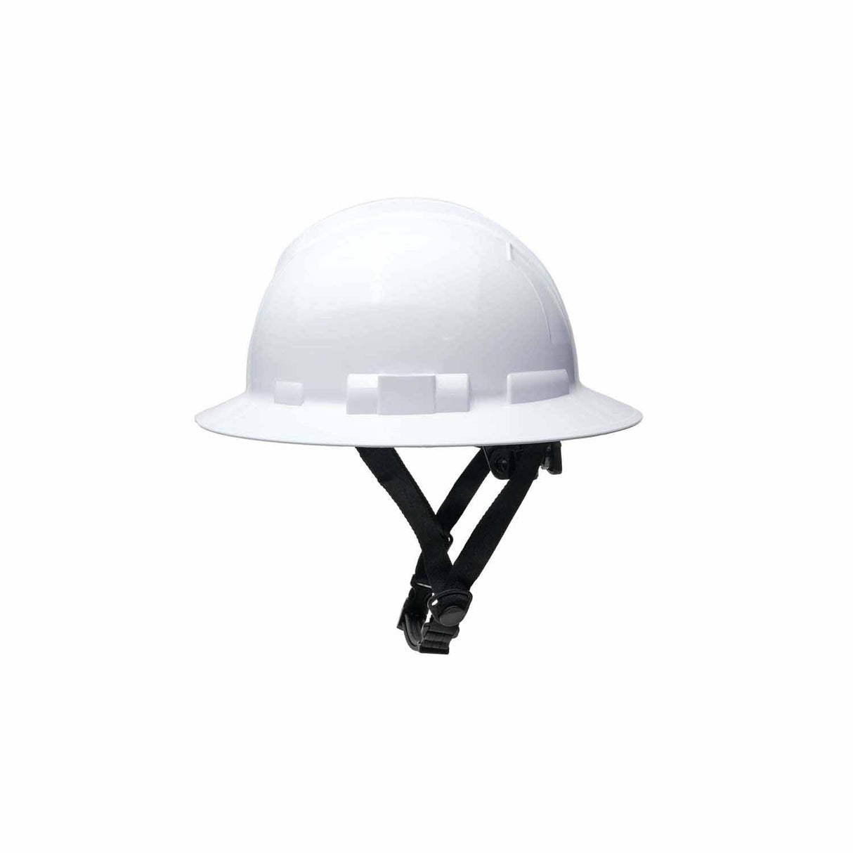 Pyramex HPT256110 Ridgeline T2 Full Brim Hard Hat with 6pt Ratchet Suspension - White - 6