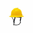 Pyramex HPT256130V Ridgeline T2 Full Brim Hard Hat - Vented - Yellow - 6pt Ratchet Suspension