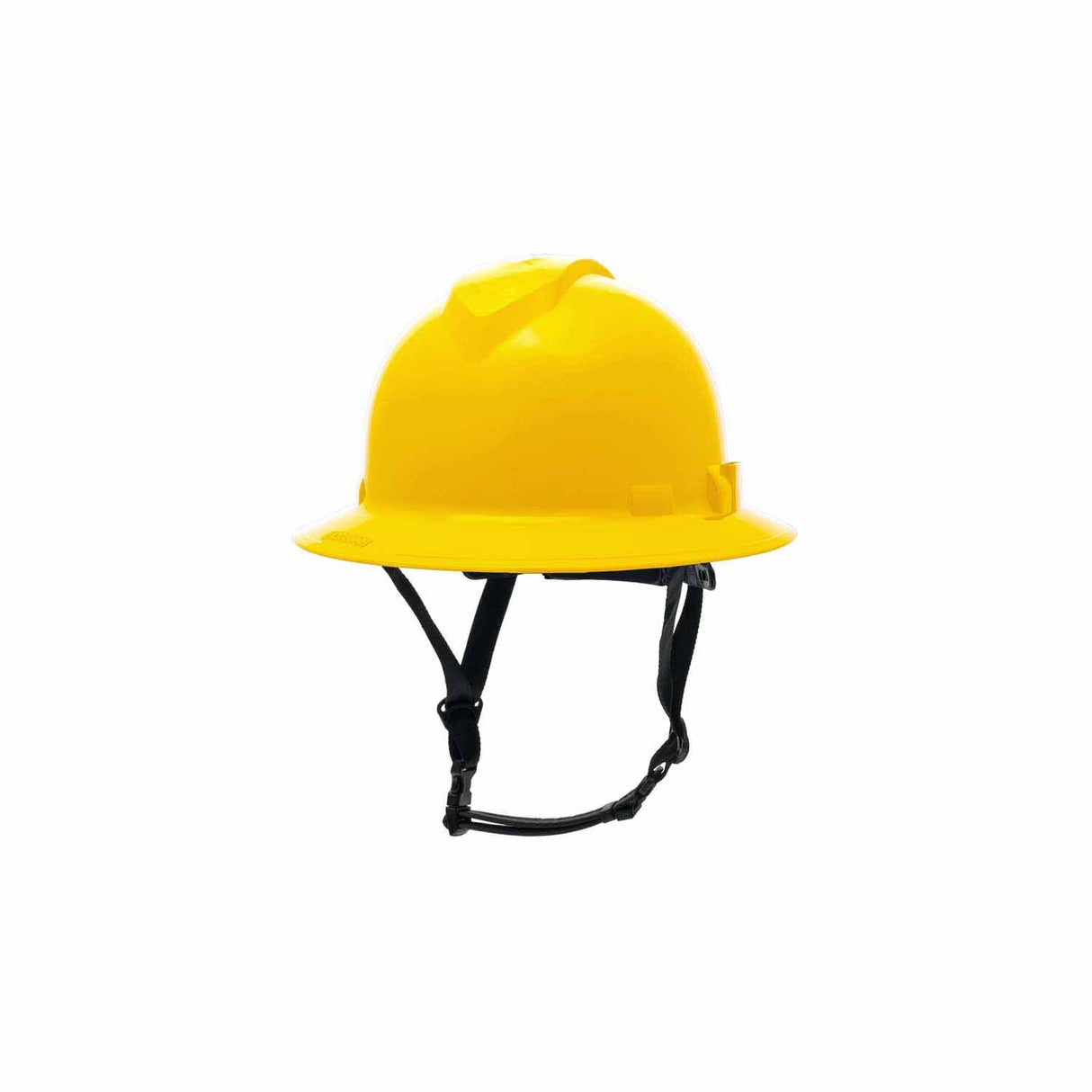 Pyramex HPT256130 Ridgeline T2 Full Brim Hard Hat - Yellow - 6pt Ratchet Suspension