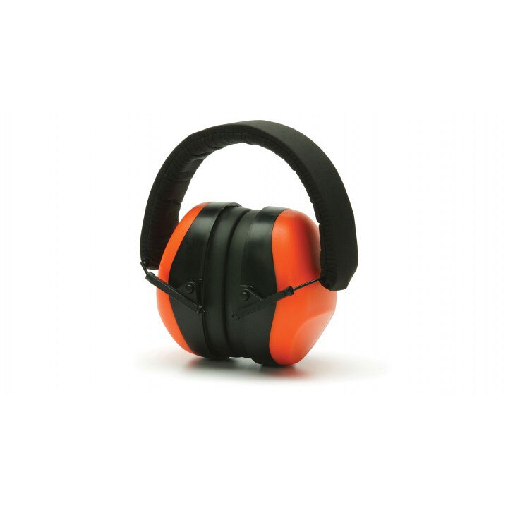 Pyramex PM8041 Earmuffs Hi-Vis Orange Earmuff Nrr26Db