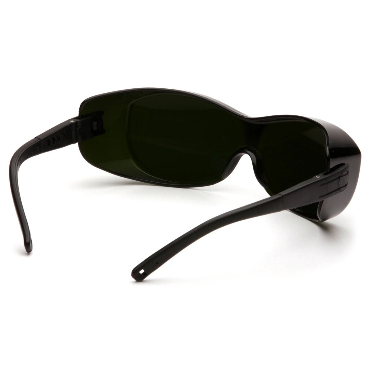 Pyramex S3560SFJ OTS Over The Spectacle Safety Glasses with 3.0 IR Filter Lens, Black Frame - 3