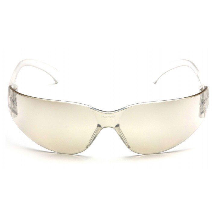 Pyramex S4180ST Intruder Indoor/Outdoor Safety Glasses, Mirror Anti-Fog Lens, Mirror Temples - 2