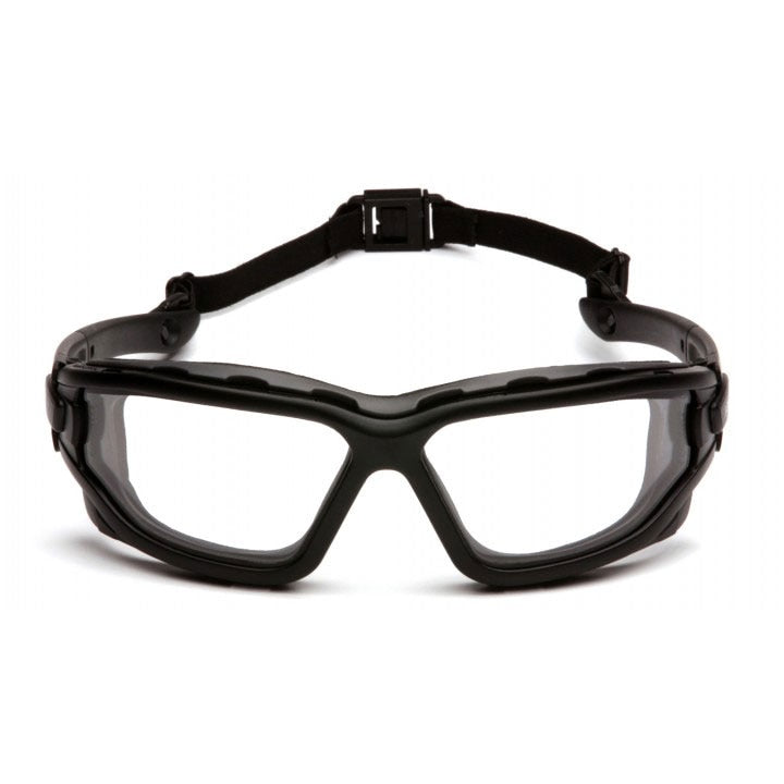 Pyramex SB7010SDT I-FORCE BLACK FRAME/CLEAR ANTI_FOG LENS SAFETY GLASSES - 2
