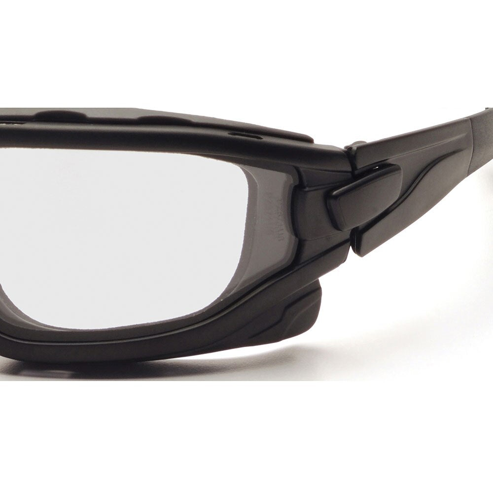 Pyramex SB7010SDT I-FORCE BLACK FRAME/CLEAR ANTI_FOG LENS SAFETY GLASSES - 4
