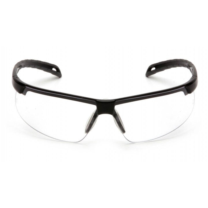 Pyramex SB8610DTM Ever-Lite Clear H2MAX Anti-Fog Lens Safety Glasses with Black Frame - 2