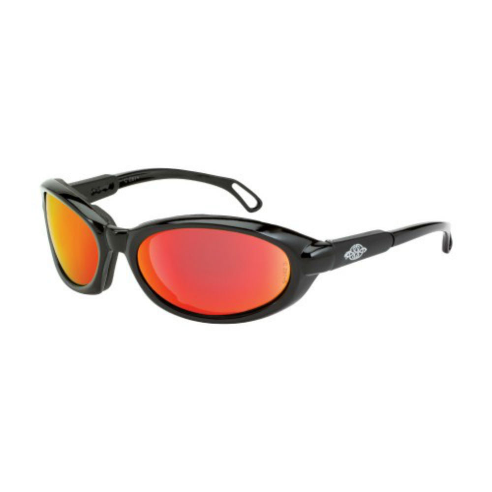 Crossfire MK12 - HD Red Mirror Anti-Fog / Shiny Black