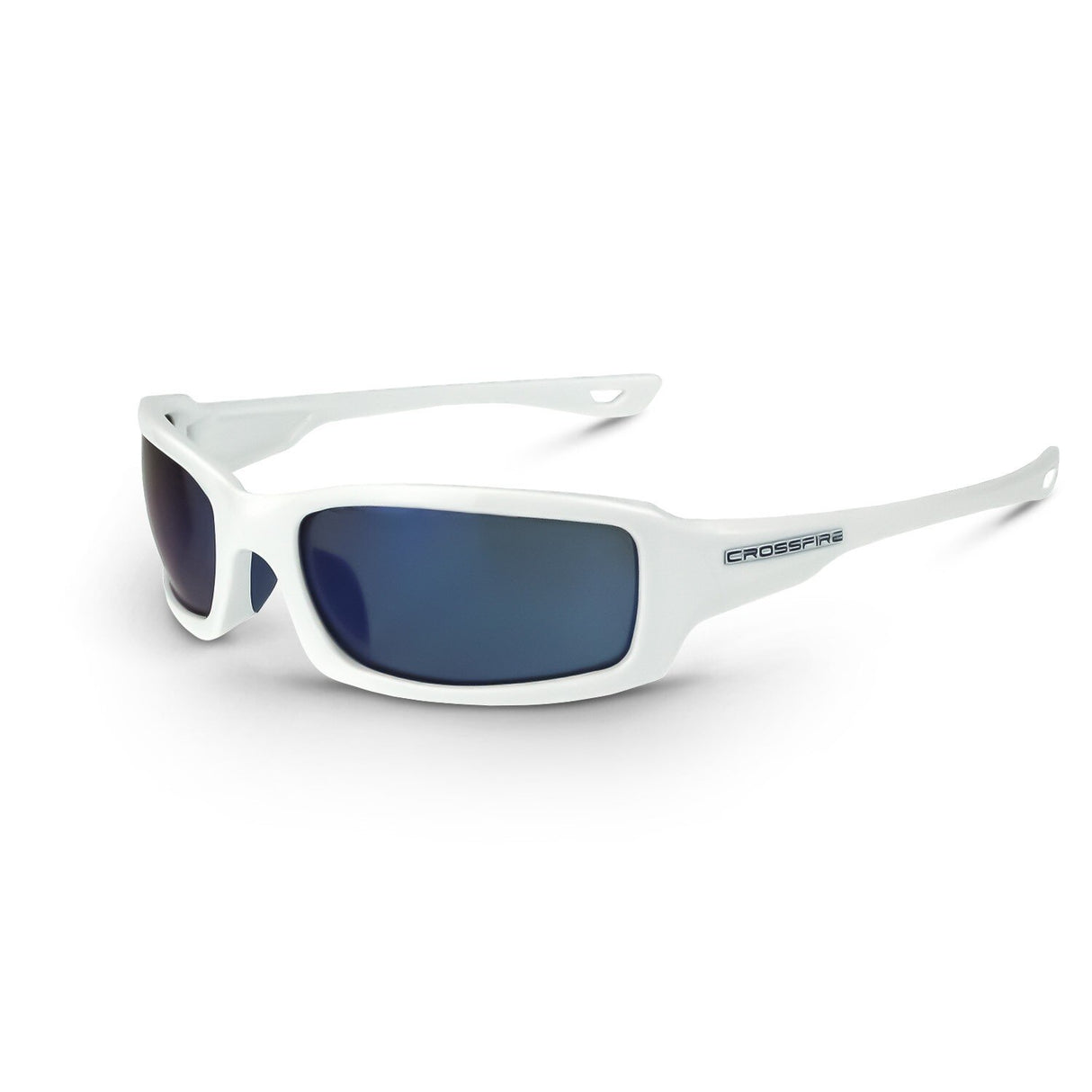 Radians 20278 Crossfire M6A Safety Eyewear - Blue Mirror / White