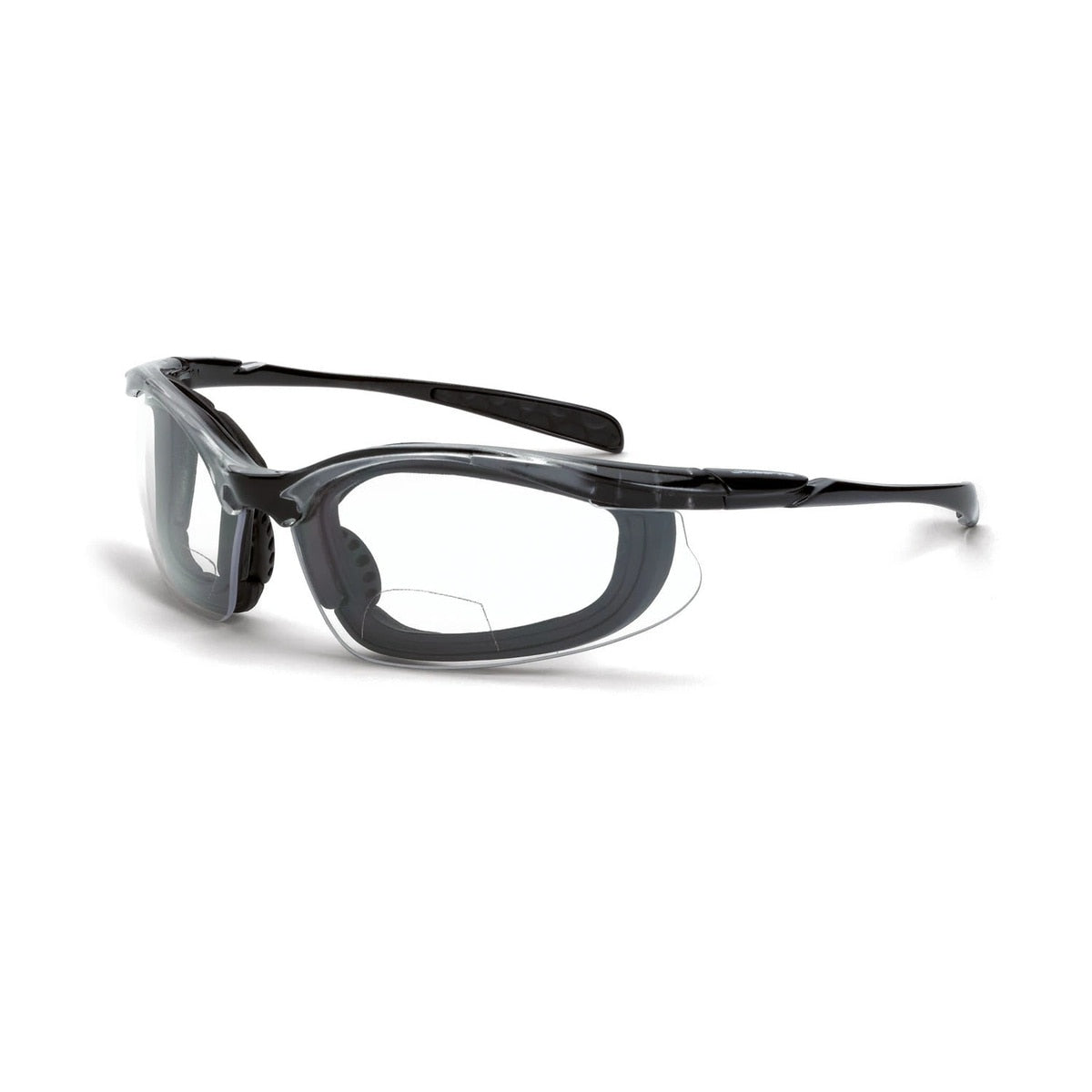 Radians 84425 Crossfire Concept Reader 2.5 Diopter Foam-Lined Magnifier Safety Glasses