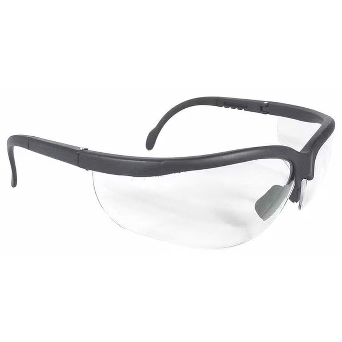 Radians JR0110ID Journey Safety Glasses with Clear Polycarbonate Lenses and Black Frame - 3