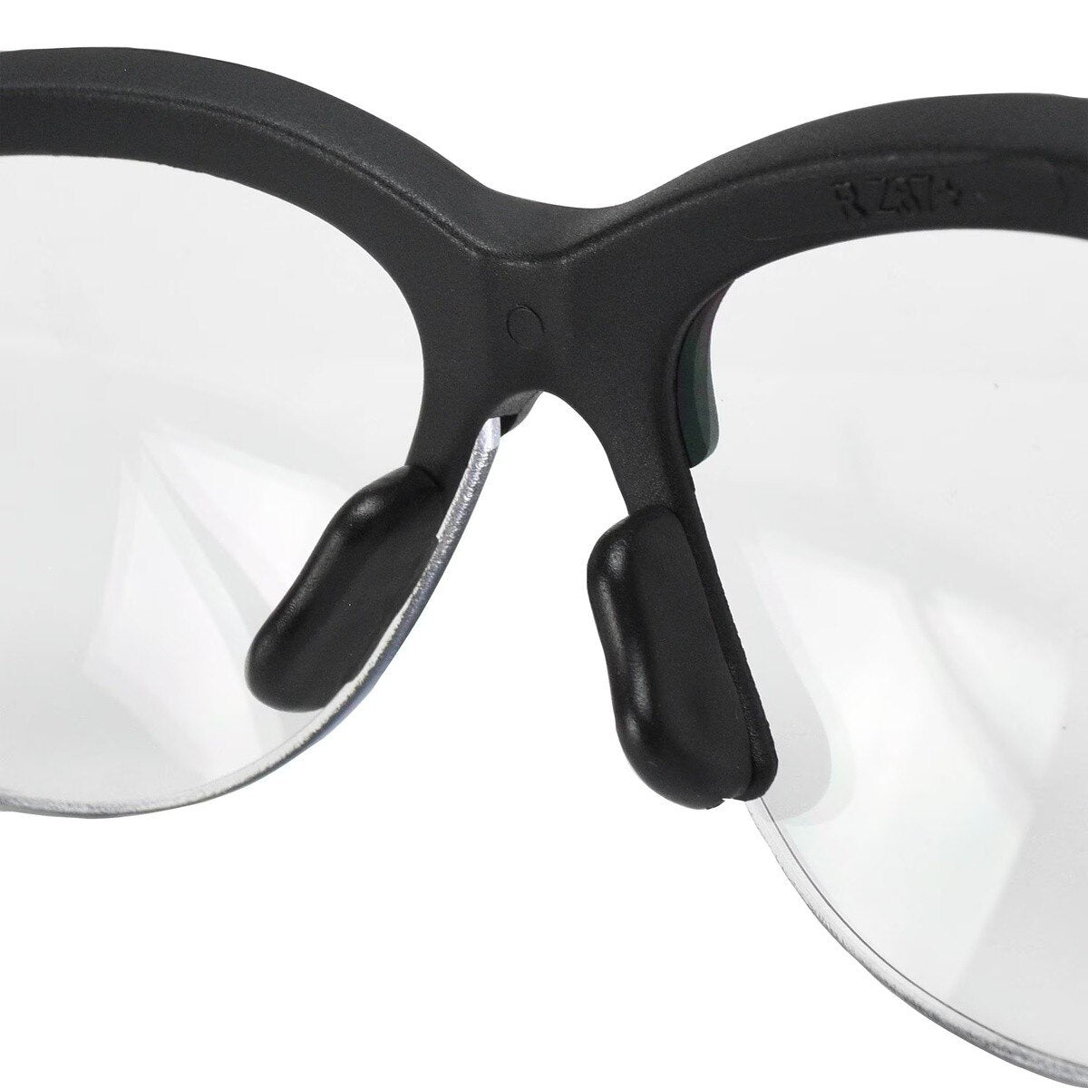 Radians JR0110ID Journey Safety Glasses with Clear Polycarbonate Lenses and Black Frame - 4