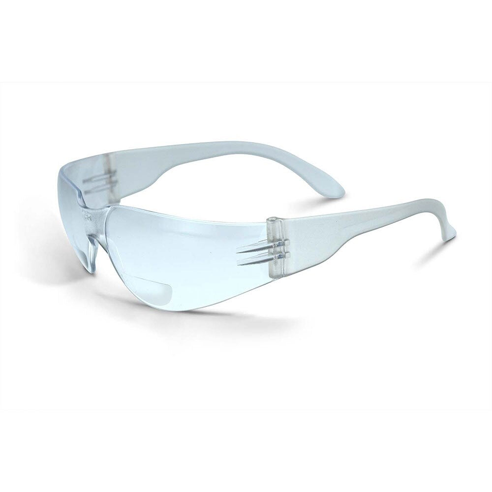 Radians MRB225ID Mirage MRB Bifocal Safety Eyewear, 2.5 Diopter Clear Lens/FR