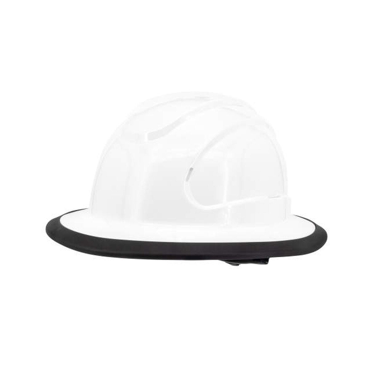 Radians RHJ6-WHITE White 4 Point Ratcheting Full Brim Hard Hat