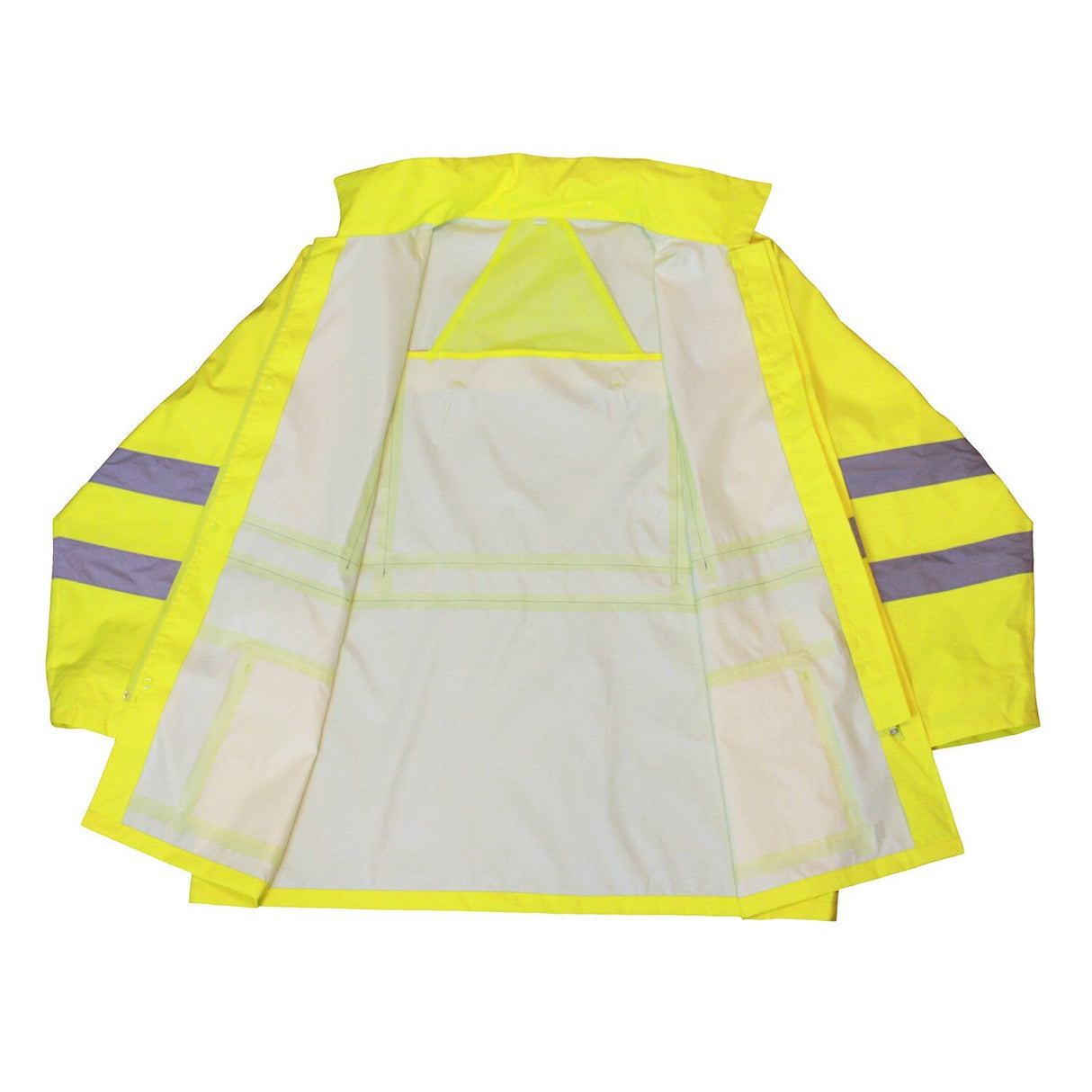 Radians RW10-3S1Y-3X 3X Class 3 Lightweight Rain Jacket - Green - 3