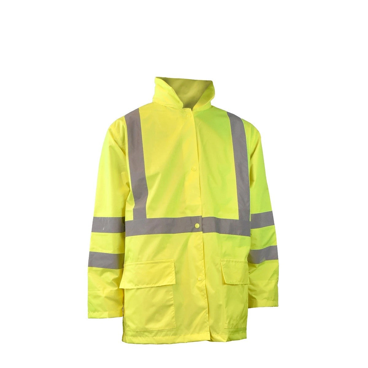 Radians RW11-3ZGR-XL Waterproof Lightweight Packable Raincoat, Green, Size XL