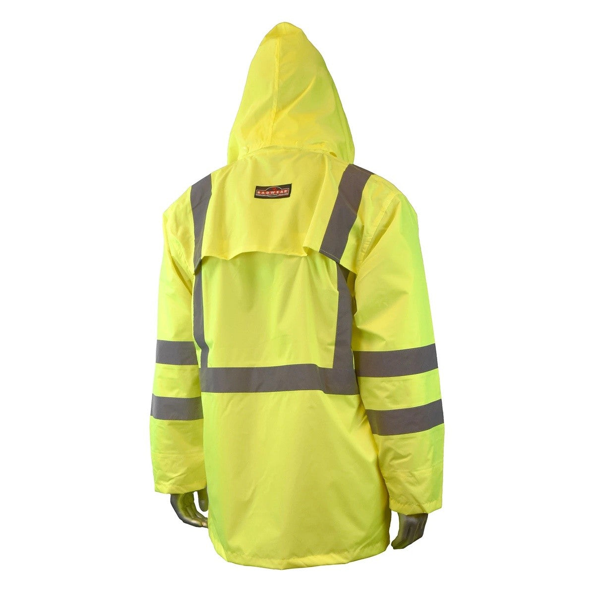 Radians RW11-3ZGR-XL Waterproof Lightweight Packable Raincoat, Green, Size XL - 3
