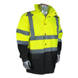 Radians RW30-3Z1Y-M Medium Class 3 General Purpose Rain Jacket - Green