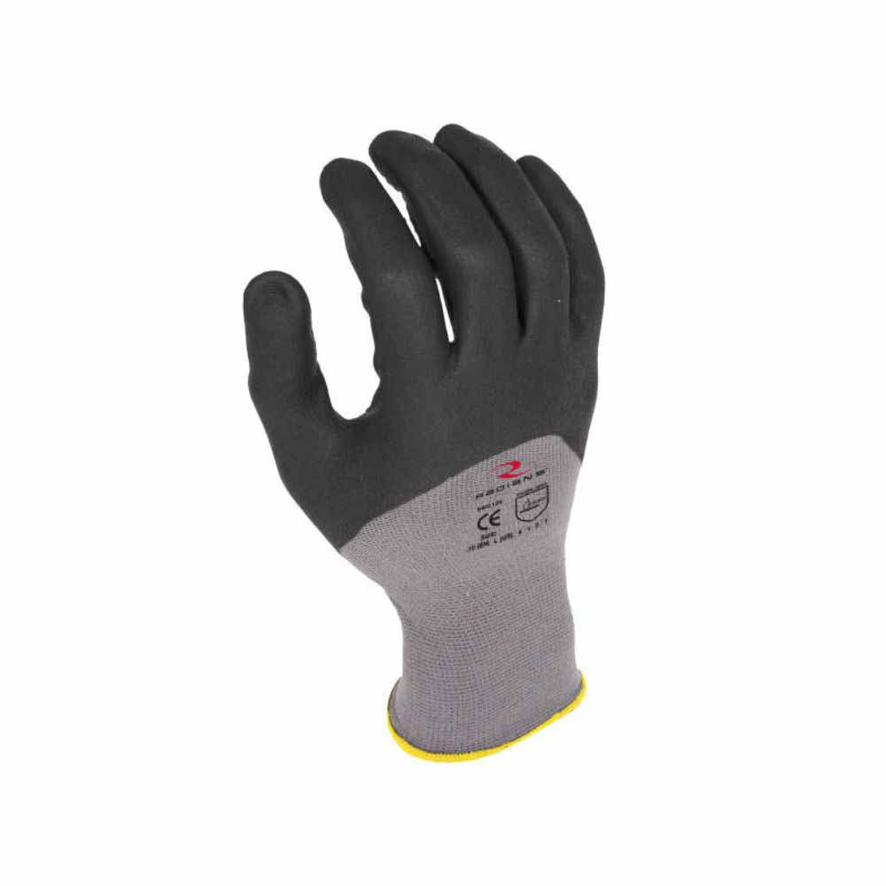 Radians RWG12M 15g Nylon Spandex Shell 3/4 Foam MicroDot Dip Glove Medium - 2