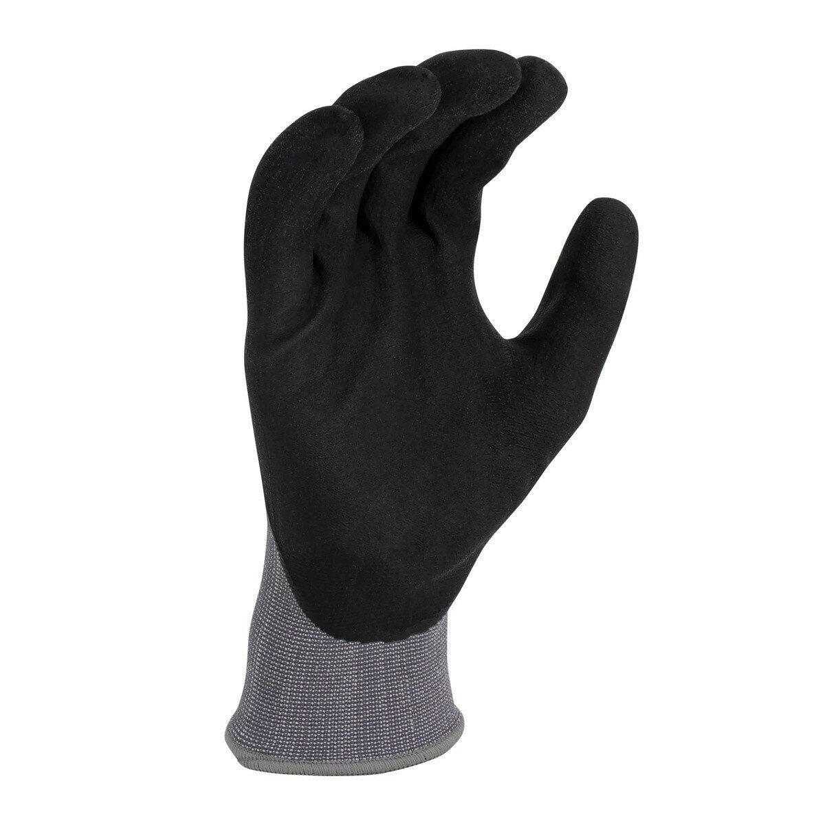 Radians RWG13XL 15 Gauge Gray Nylon Spandex Foam Nitrile Gripper Gloves XL - 3