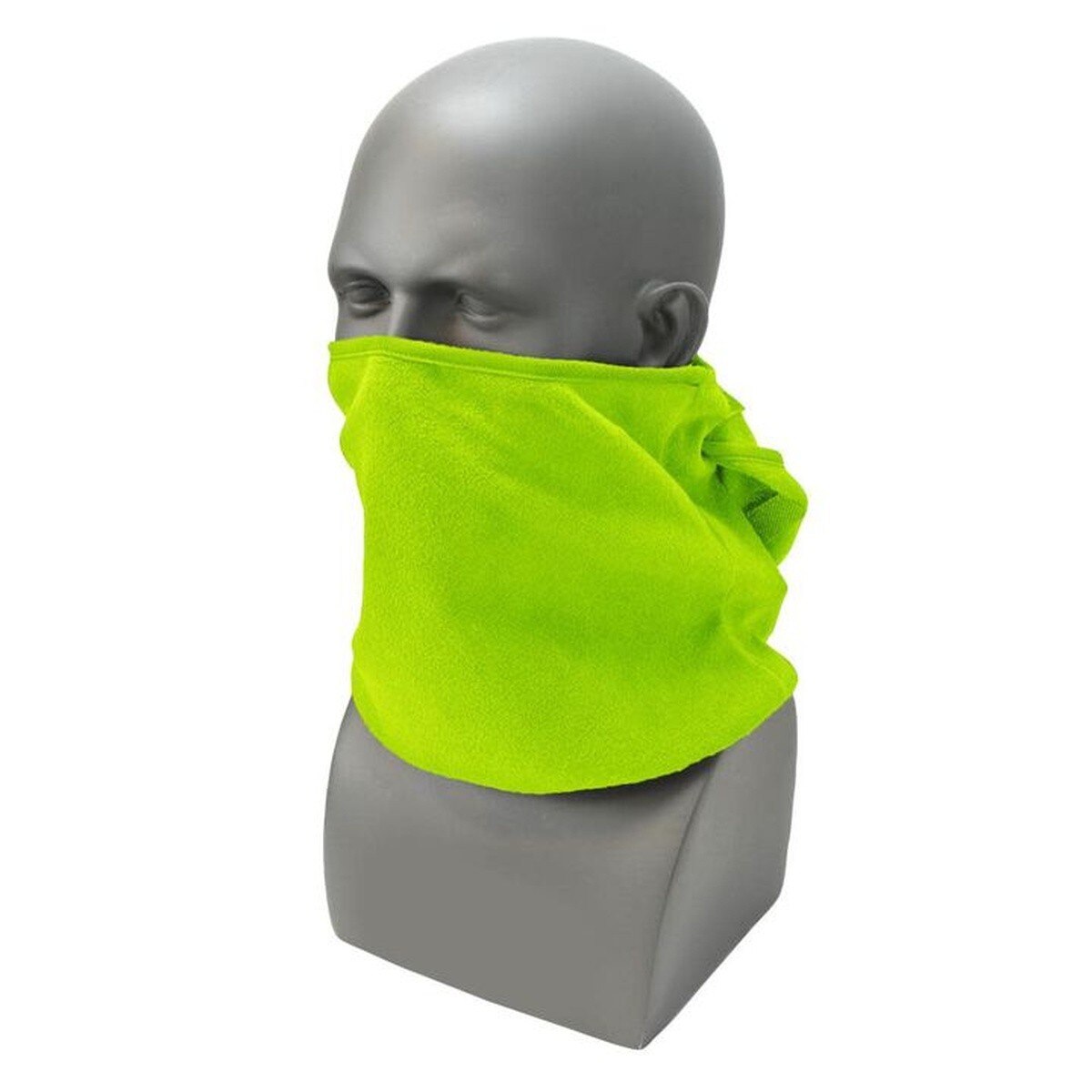 Radians RWL26HVG 3-in-1 Polar Fleece Balaclava High Visibility Green 9 x 7" - 4
